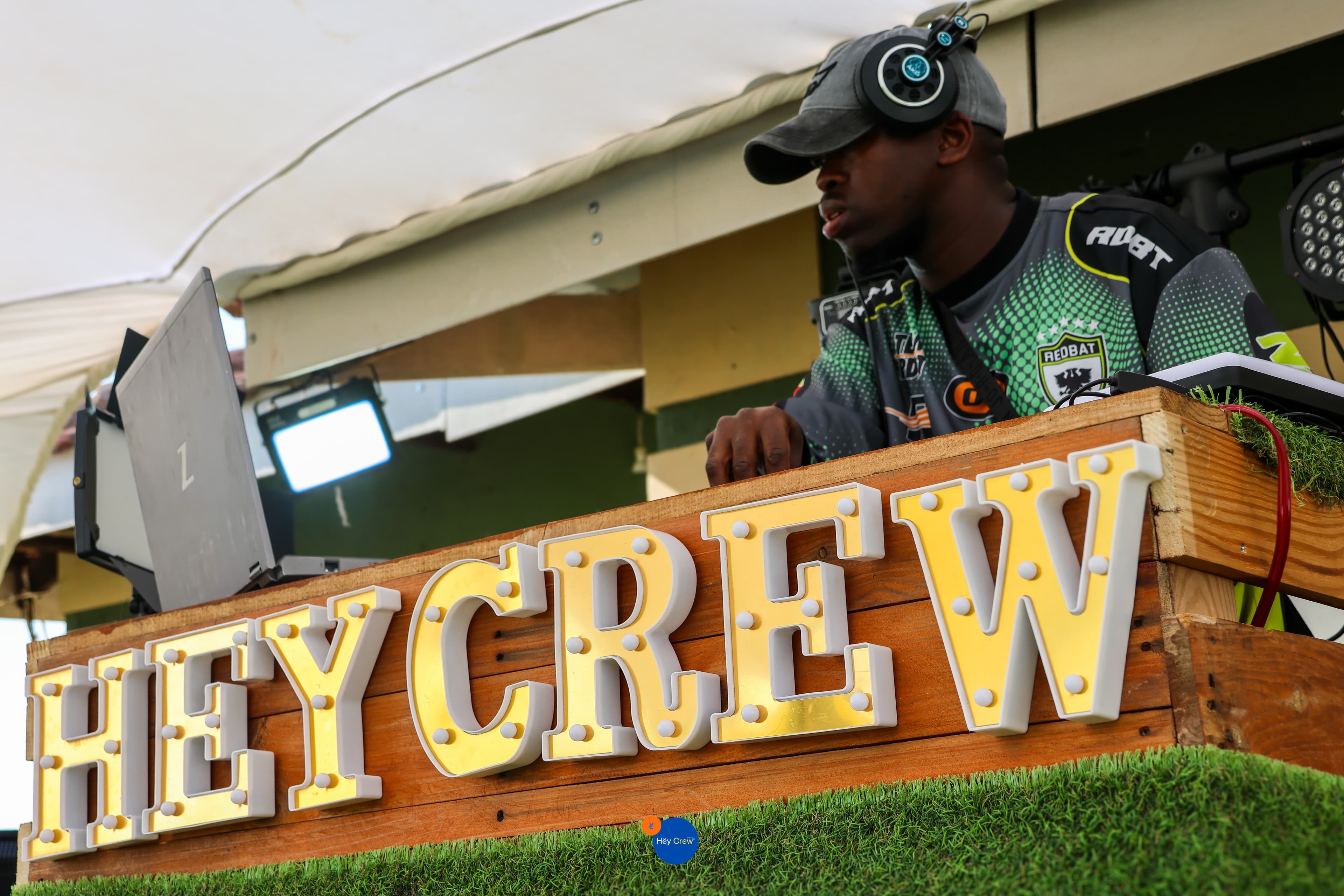 Ventures Crew DJ booth at the 2025 Olefied Khetha and Navigator Gcwensa event