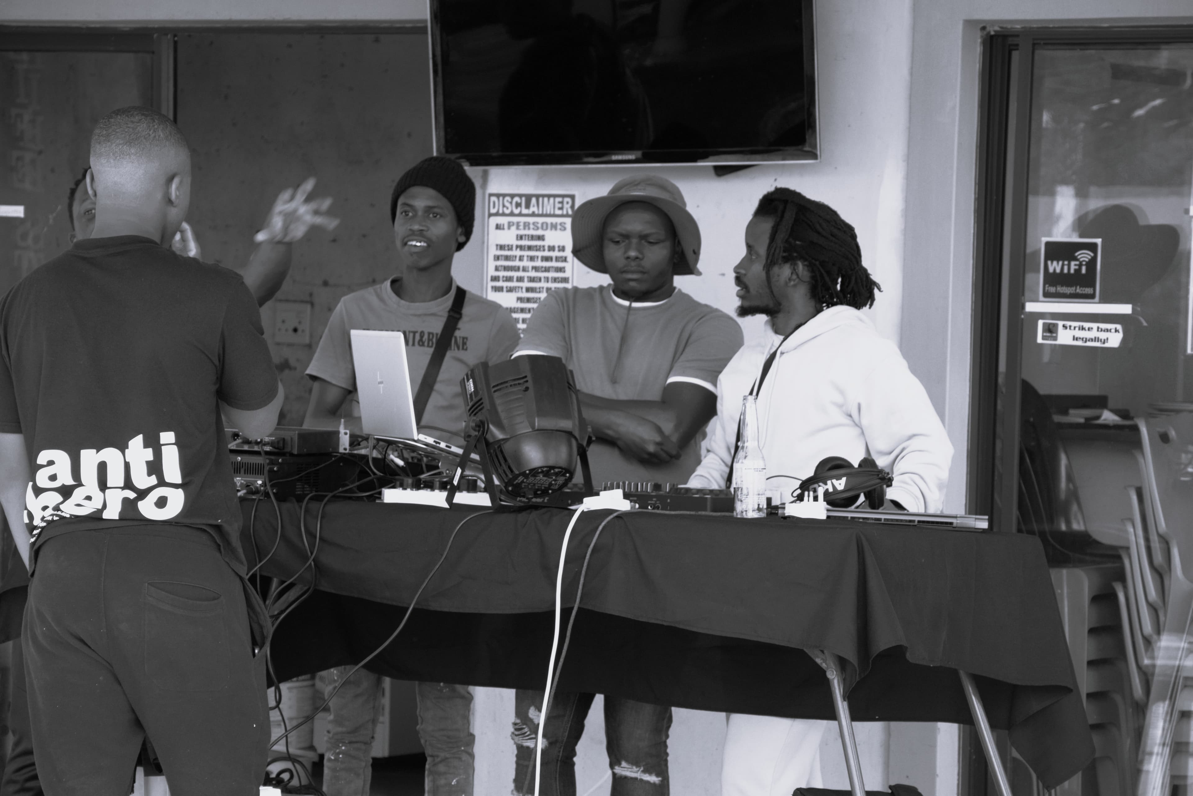 Early Ventures Crew setup at Mzobe's Lifestyle